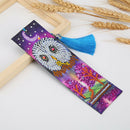 Tassel Leather Special Shaped DIY Diamond Painting Bookmark Art Craft Decor