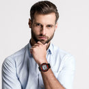 Waterproof Digital Watch Unisex TPU Strap Electronics Wristwatch (Red) A