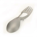 Cookware Spoon Fork Bottle Opener Outdoor Tools (Stainless Steel)