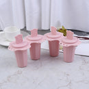 6 pcs kitchen silicone ice cube mold cup spoon with lid party supplies BX