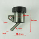 Motorcycle Rear Brake Master Cylinder Oil Reservoir Tank Cup Black