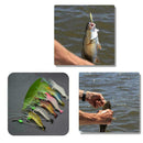 7pcs/Set Lifelike Luminous Shrimp Lures Bait New
