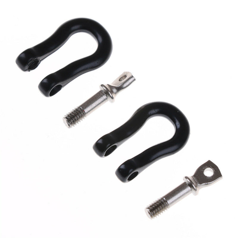 1/10 RC Crawler Car Tow Shackle Bracket Trailer Hook Tow Chain RC Axial  JR