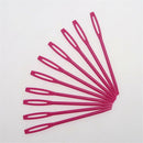 1000pcs Plastic Sewing Needles for Kids Wool Cross Stitch Knitting Rose Red