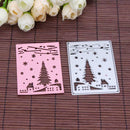 Snowflake Tree Cutting Dies Stencils Scrapbook Embossing DIY Craft Card A
