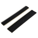 5 PCS Pack 40 Pin 2.54mm Single Row Straight Male + Female Pin Header Strip