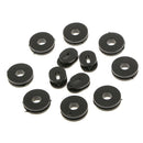 12x Black Rubber Side Cover Grommets For Motorcycle Car