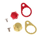 2pcs Anti-rust Fishing Reel Handle Locking Plate Screws M7 Nut - Right Hand