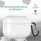 Scratchproof Silicone Earbuds Case Cover Holder Box w/Keychain for AirPods Pro