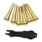 Guitar Bridge Pins 6pcs Copper Endpin 6 String Pegs With Electric Acoustic