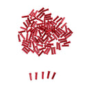 100pc Aluminum Bike Bicycle Brake Shifter Inner Cable Tip Wire End Cap Red