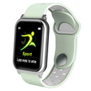 F8S Men Smart Bracelet Heart Rate Monitor Fitness Tracker IP67 Wristband Watch