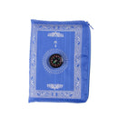 Color Random Portable Islamic Prayer Rug Mat Blanket Carpet With CompassEH BX