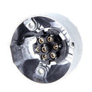 7 Pin Trailer Socket Aluminum Trailer Connector Adapter Towbar Towing Plug -OZ