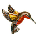 Retro Diamond-bordered Delicate Brooch Alloy Flyer 40*38mm