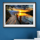 5D DIY Full Drill Diamond Painting Scenery Cross Stitch Mosaic Craft Kits