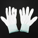 1 Pair ESD PC Computer Working Anti-skid Anti Skid Anti-static White Gloves