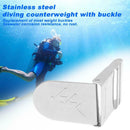 Stainless Steel Diving Counterweight Belt Quick Release Buckle Pool Tackles