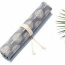 2x 20 Slot Canvas Wrap Roll up Paint Brushes Case Cosmetic Bag Storage Pouch