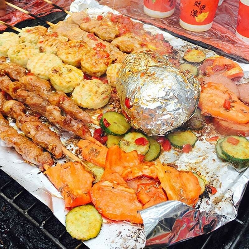 1 Rolls Strong Kitchen Catering Food Cooking Oven Baking Aluminium Foil Wrapping