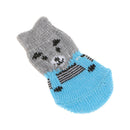 8 PCS Anti-Slip Knit Socks for pets Rubber Reinforcement for Indoor Wear, Slip