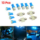 13x Auto Car T10 5050 Interior LED Lights For Dome License Plate Lamp 12V Kit OZ