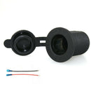 12V Waterproof Motorcross  Blue Lighter Power Plug Outlet Socket