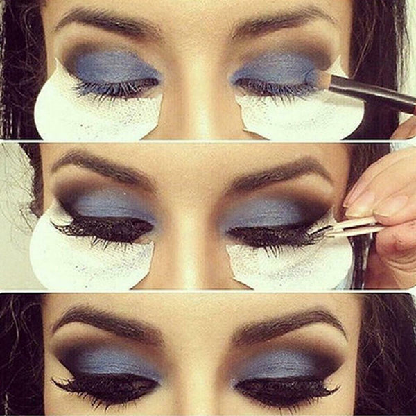 20pcs Makeup Eye Shadow Stickers Grafted Eyelash Isolation Cosmetic Tool