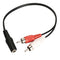 3.5mm Audio Cable Stereo Female Mini Jack to 2 RCA Male Adapter Converter