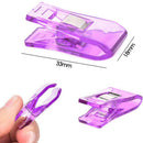 50pcs Mixed Color Sewing DIY Plastic Ax Clip Holder Patchwork Quilting Tool A