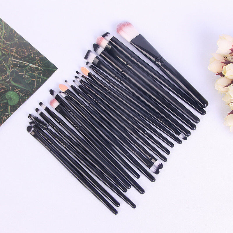 20x Women's Makeup Brush Set   Foundation Eyeshadow Eyeliner Lip Brushes Gw