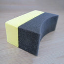 Car Tire Waxing Polishing Compound Sponge Pads Tyre Polish Clean Brush New X 2