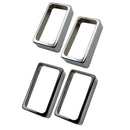 4x Brass Guitar Double Coil Humbucker Pickup Cover for Electric Guitar Parts