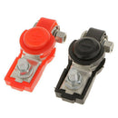 2x New Car Accessories Adjustable Battery Terminal Clamp Clip Positive Negative