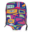 Facial Painting Wear-resistant Dust Proof Luggage Protective Cover S A