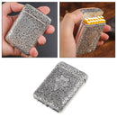 Cigarette Storage Case Alloy Holder Box Flip Top Closure Hold 14 Cigarettes