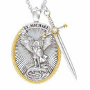 Round Shield Necklace Pendant Necklace
