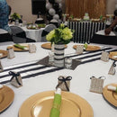 10Pcs Napkin Rings for Wedding Napkin Holders Rhinestone Chair Sashes Banqu J9D1