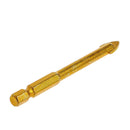 7 Pcs 3/4/5/6/8/10/12mm Titanium Coated Glass Drill Bit With Hex Shank Set
