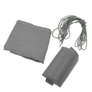 Recliner Tessforest Cloth w/ Headrest Cushion&Laces For Patio Folding Chair