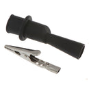 2pcs Insulated MultiMeter Test Lead Meter Alligator Clip Crocodile Clamp Pr Jâ„–[