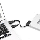 USB2.0 to SATA 7+6 13Pin Hard Drive Converter Adapter Cable For Laptop DVD Rom