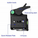 Camera Camcorder Tripod Monopod Ball Head Quick Release QR Plate MH652 Assembly