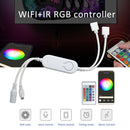 WiFi RGB 24 Key Music Remote Controller Dimmer for LED Strip Light (1 in 2) A