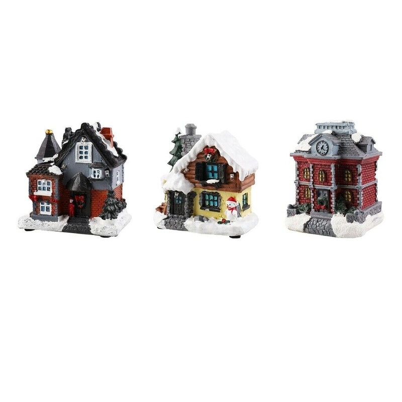 3x Christmas Home Decoration Village Ornament Gift Decoration