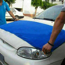 Soft Blue Microfiber Cleaning Towel Car Auto Wash Dry Clean Cloth 23"x 63"i New