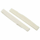 6 String Acoustic Bone Bridge Guitar Slotted Saddle Guitar Parts(Pack of 2) V4J3