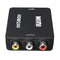 Mini 1080P HDMI to RCA Audio Video AV CVBS Adapter Converter For Smart TV Box TV