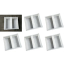 5pcs Driveway Paving Brick Patio Concrete Slabs Path Garden Walk Maker Mould