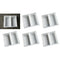 5pcs Driveway Paving Brick Patio Concrete Slabs Path Garden Walk Maker Mould